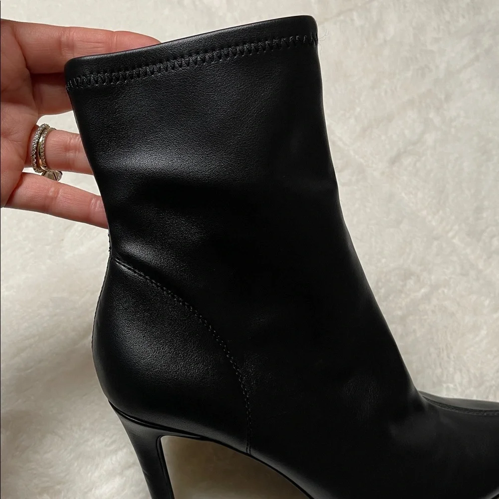 Elegant Black Women's Ankle Boots - Picture 6 of 11